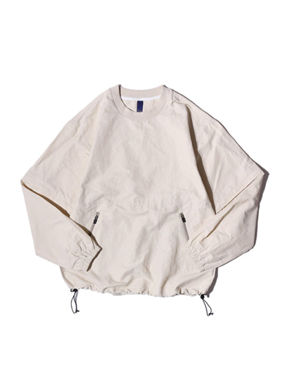 [블라인드파일즈] VLNDFLES - 2WAY Pullover Shirts [Natural]
