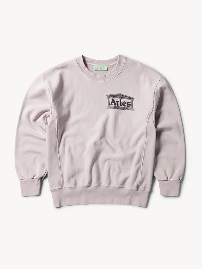 에리즈_ Aged Premium Temple Sweatshirt [Lilac]