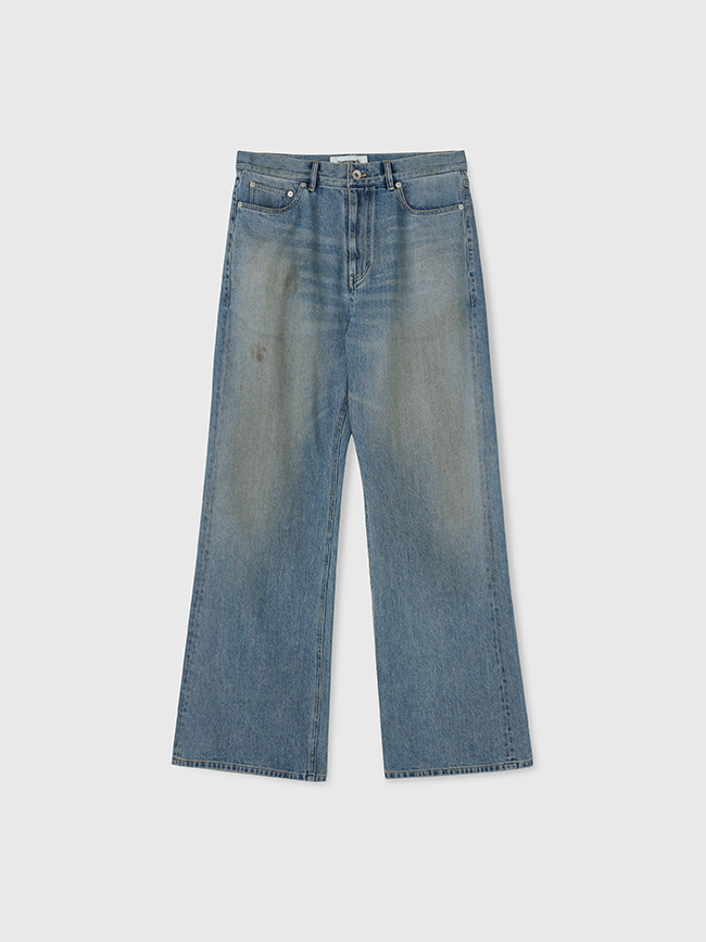 토니웩_   Loose-Fit Flared Denim Jeans [Vintage Light Blue]